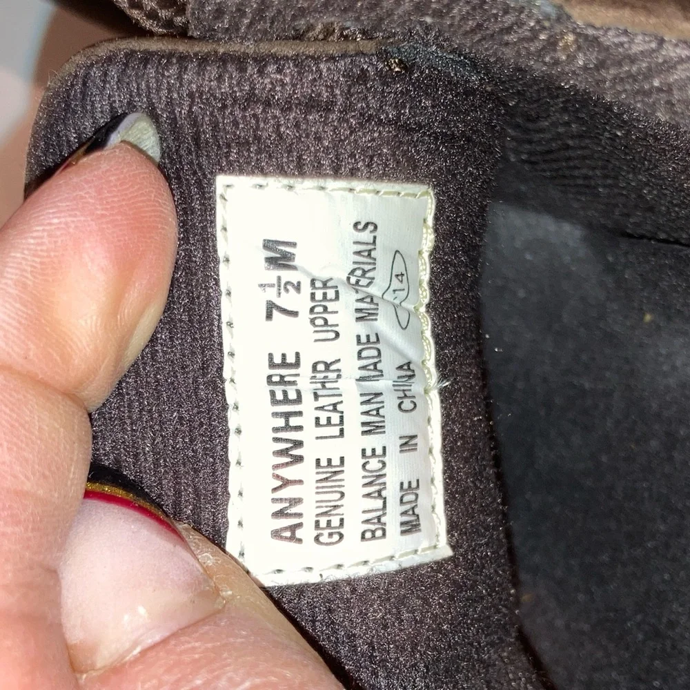 NWOT DEER STAGS Anywhere LEATHER Oxford Brown Suede Big Boy/Mens 7.5M